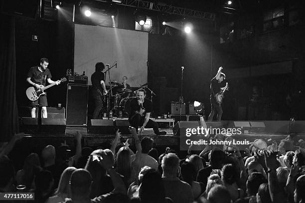 Adam Kury, Dave Krusen, Kevin Martin and Sean Hennesy of rock band Candlebox performs at Revolution Live on JUNE 13, 2015 in Fort Lauderdale,...