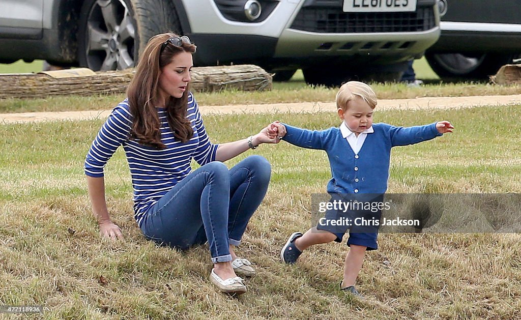 The Duke Of Cambridge And Prince Harry Play In Gigaset Charity Polo Match