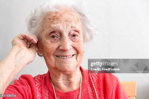 senior woman portrait - 2015 80-89 stock pictures, royalty-free photos & images