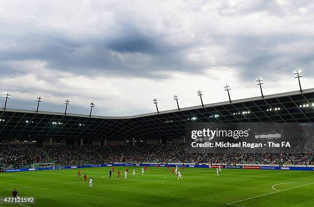 General view during the UEFA EURO 2016 Qualifier between Slovenia and England on at the Stozice Arena on June 14, 2015 in Ljubljana, Slovenia.