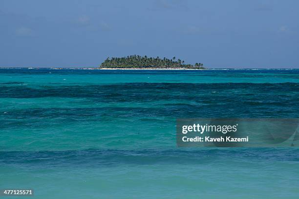 Johnny Cay coral islet, located 1.5 km to the north of the main island, is seen on January 24, 2014 in San Andres, Colombia. Colombia has a...