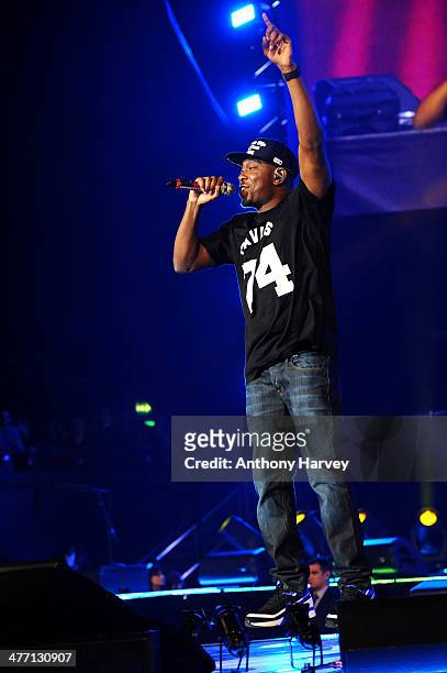 Dizzee Rascal performs as Free The Children hosts debut their UK global youth empowerment event, We Day at Wembley Arena on March 7, 2014 in London,...