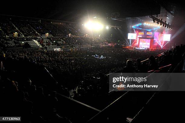 General view as Free The Children hosts their debut UK global youth empowerment event, We Day at Wembley Arena on March 7, 2014 in London, England.