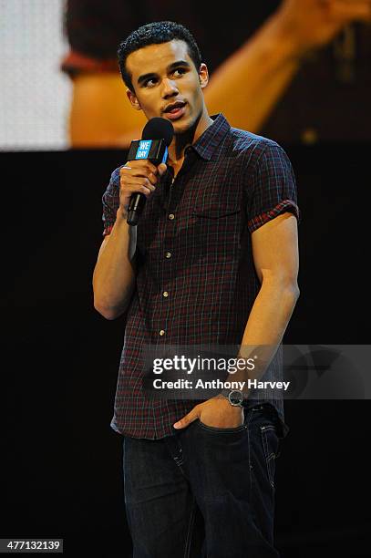 Jacob Artist attends as Free The Children hosts their debut UK global youth empowerment event, We Day at Wembley Arena on March 7, 2014 in London,...