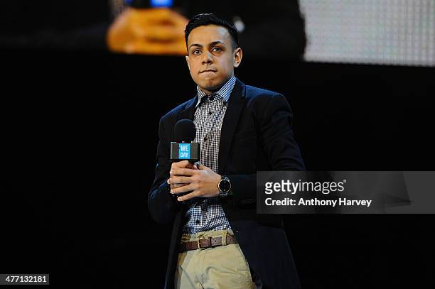 Mohammad Usman attends as Free The Children hosts their debut UK global youth empowerment event, We Day at Wembley Arena on March 7, 2014 in London,...