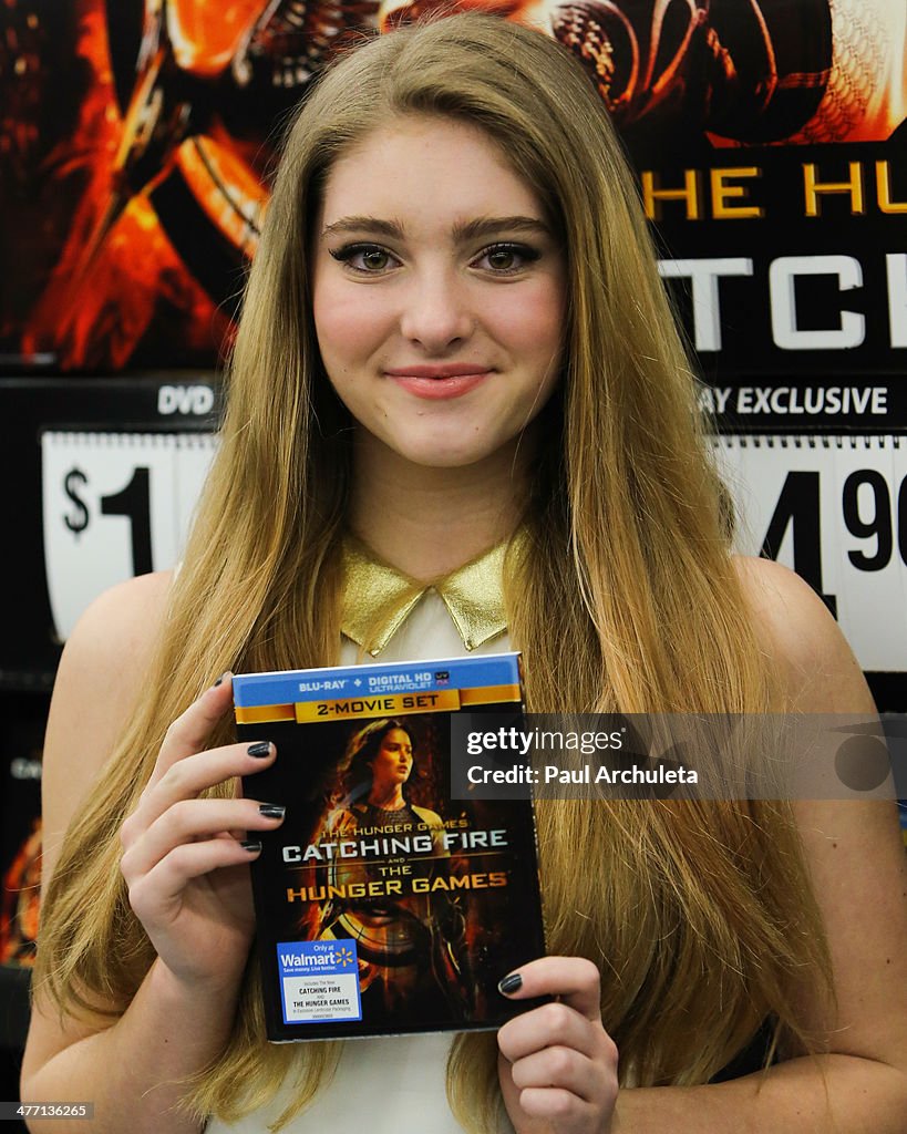 "The Hunger Games: Catching Fire" DVD Release And Autograph Signing With Willow Shields