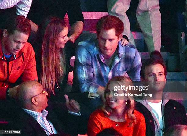 Cressida Bonas and Prince Harry attend We Day UK, a charity event to bring young people together at Wembley Arena on March 7, 2014 in London, England.