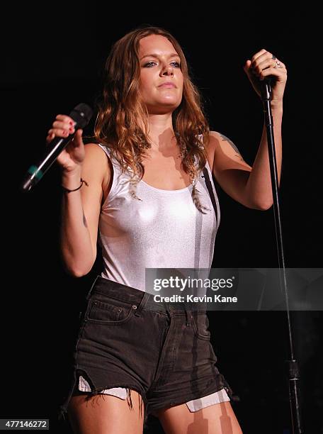 Tove Lo performs during the BLI Summer Jam 2015 at Nikon at Jones Beach Theater on June 13, 2015 in Wantagh, New York.