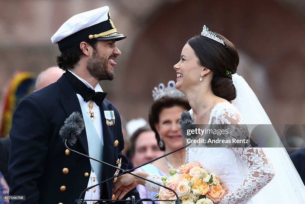 Departures & Cortege: Wedding Of Prince Carl Philip And Princess Sofia Of Sweden
