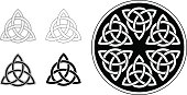 Celtic trinity ornament / triquetra (Infinity knot variation n° 2)