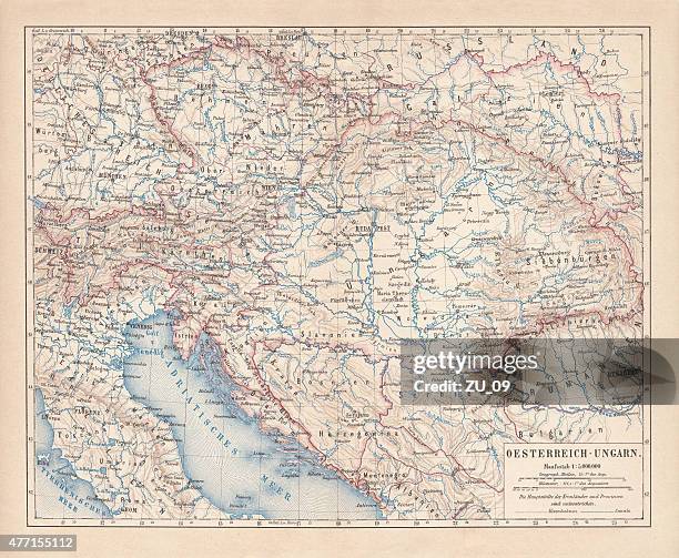 illustrations, cliparts, dessins animés et icônes de empire austro-hongrois, habsbourg monarchie, publié en 1877 - dynastie des habsbourg