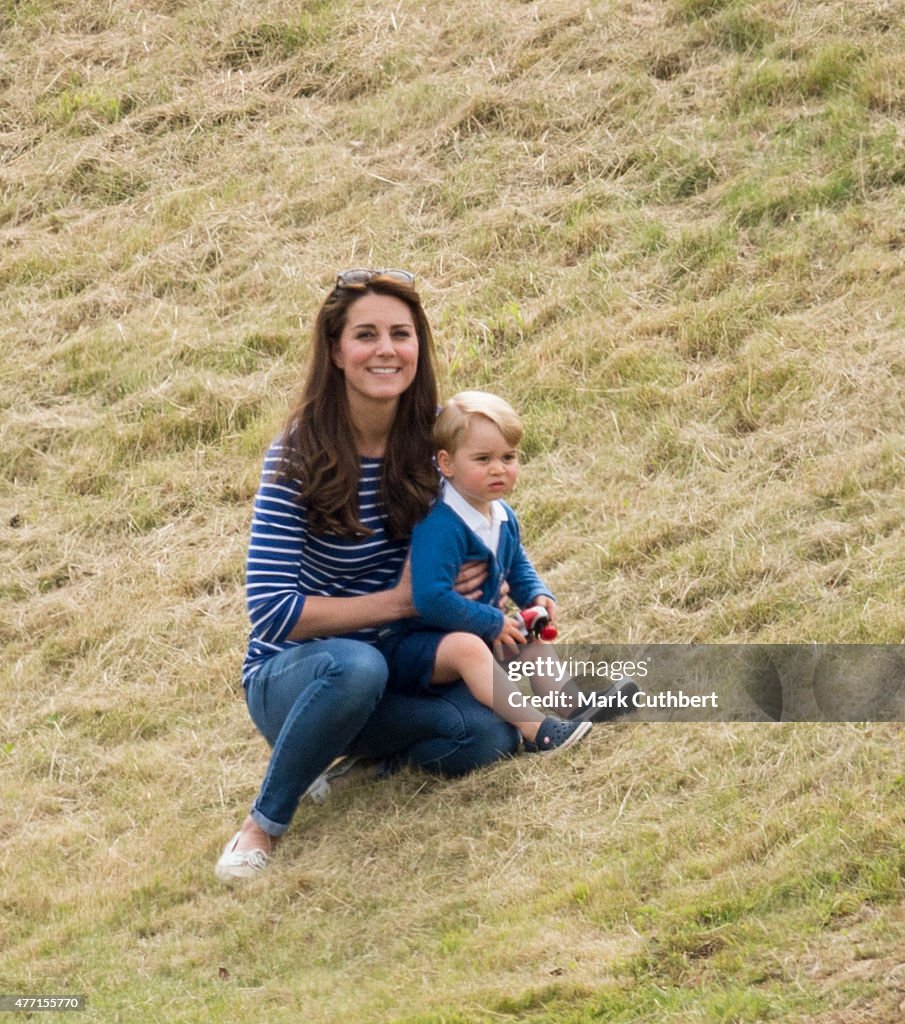 The Duke Of Cambridge And Prince Harry Play In Gigaset Charity Polo Match