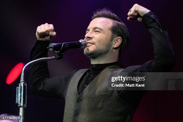 Shane Filan performs at Hammersmith Apollo on March 7, 2014 in London, England.