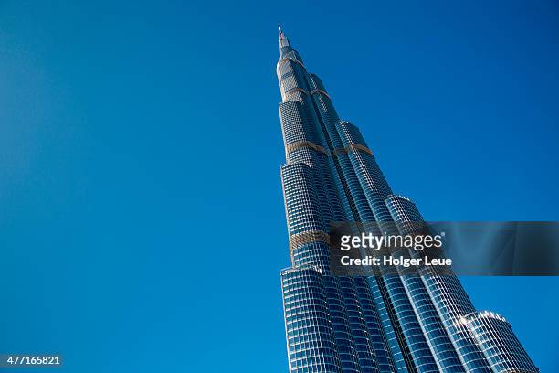 burj khalifa tower - burj khalifa stock-fotos und bilder