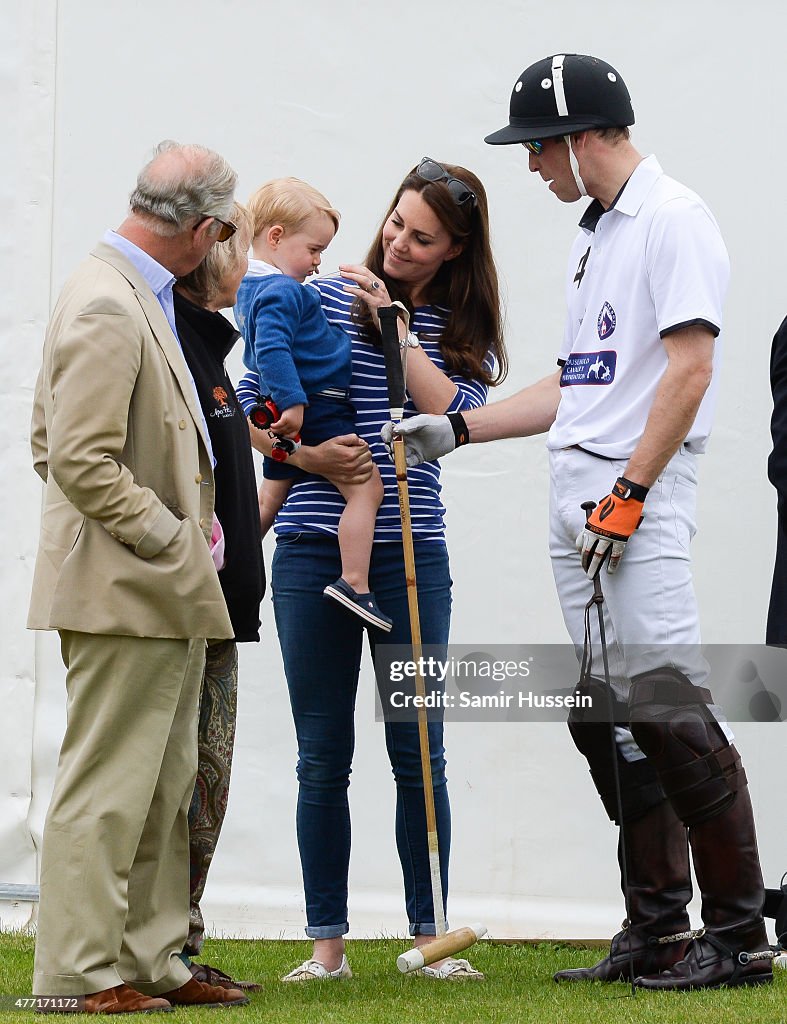 The Duke Of Cambridge And Prince Harry Play In Charity Polo Match