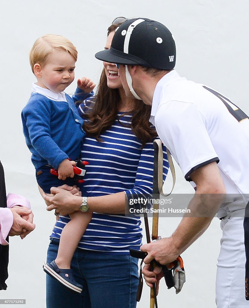 The Duke Of Cambridge And Prince Harry Play In Charity Polo Match