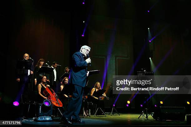 Monseigneur Jean-Michel Di Falco Leandri attends the Farewell Concert of 'les Pretres' at L'Olympia on June 14, 2015 in Paris, France.