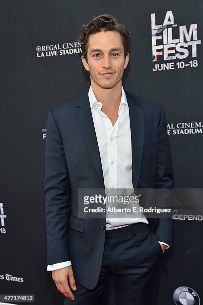 Actor Bobby Campo attends the MTV and Dimension TV premiere of "Scream" at the Los Angeles Film Festival on June 14, 2015 in Los Angeles, California.