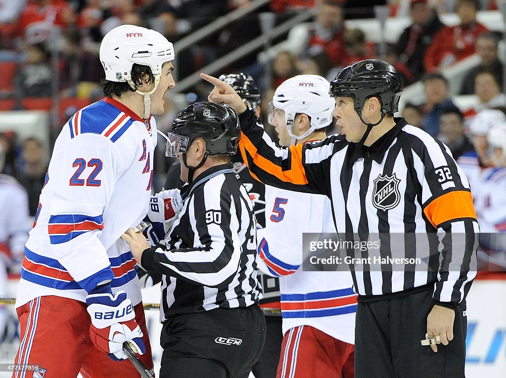 New York Rangers v Carolina Hurricanes