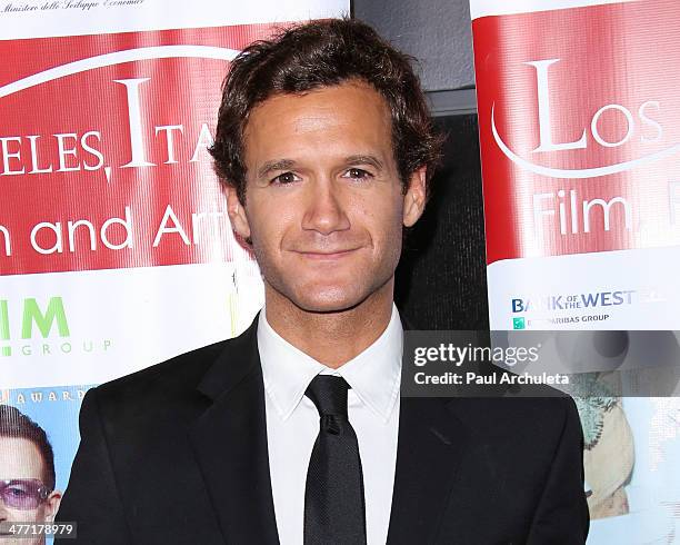 Actor David Raymond attends the 9th annual Los Angeles Italia Film, Fashion and Art Fest opening night gala at the TLC Chinese 6 Theatres on February...