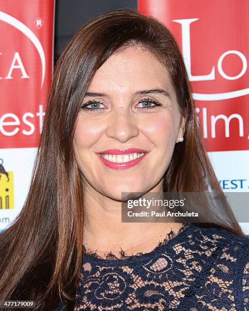 Actress Gisella Marengo attends the 9th annual Los Angeles Italia Film, Fashion and Art Fest opening night gala at the TLC Chinese 6 Theatres on...