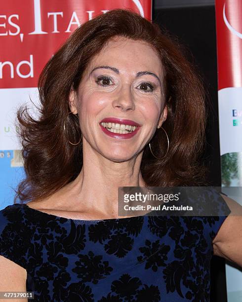 Actress Maria Cristina Heller attends the 9th annual Los Angeles Italia Film, Fashion and Art Fest opening night gala at the TLC Chinese 6 Theatres...