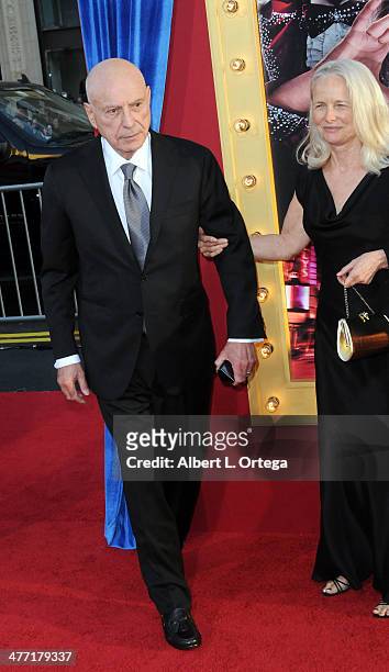 Actor Alan Arkin and wife Suzanne Newlander Arkin arrives for the Premiere of Warner Bros. Pictures' "The Incredible Burt Wonderstone" held at the...