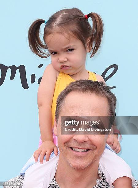 Actor Chad Lowe and daughter Fiona Lowe attend Children Mending Hearts 7th Annual Empathy Rocks Fundraiser at a private estate on June 14, 2015 in...