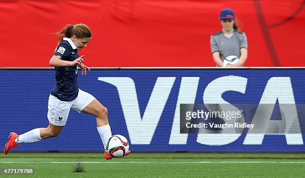 Laure Boulleau of France during the FIFA Women's World Cup Group F match between France and Colombia at Moncton Stadium on June 13, 2015 in Moncton,...