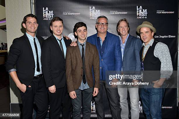 Director Samuel Miron, producer Eamon Downey, director Stephen Scarpulla, producers Philip Erdoes and Rebby Gregg and composer Christopher North...