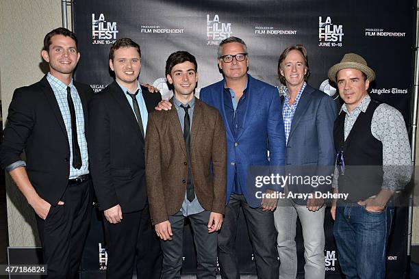 Director Samuel Miron, producer Eamon Downey, director Stephen Scarpulla, producers Philip Erdoes and Rebby Gregg and composer Christopher North...