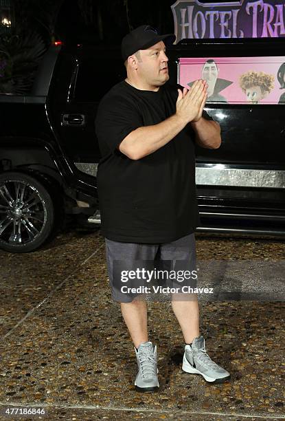 Actor Kevin James attends the "Hotel Transylvania 2" photo call during Summer Of Sony Pictures Entertainment 2015 at The Ritz-Carlton Cancun on June...