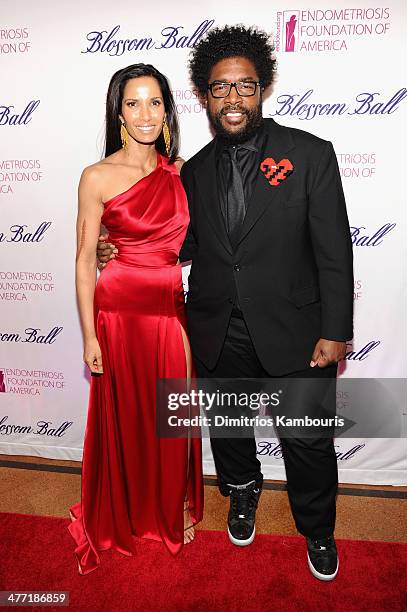 Padma Lakshmi and musician Questlove attend the Endometriosis Foundation of America's 6th annual Blossom Ball hosted by Padma Lakshmi and Tamer...