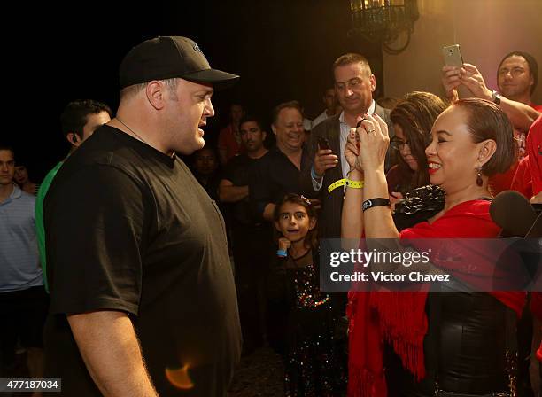 Actor Kevin James attends the "Hotel Transylvania 2" photo call during Summer Of Sony Pictures Entertainment 2015 at The Ritz-Carlton Cancun on June...