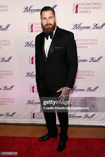 Tattoo artist Luke Wessman attends the Endometriosis Foundation of America's 6th annual Blossom Ball hosted by Padma Lakshmi and Tamer Seckin, MD at...