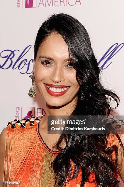 Model Ujjwala Raut attends the Endometriosis Foundation of America's 6th annual Blossom Ball hosted by Padma Lakshmi and Tamer Seckin, MD at 583 Park...