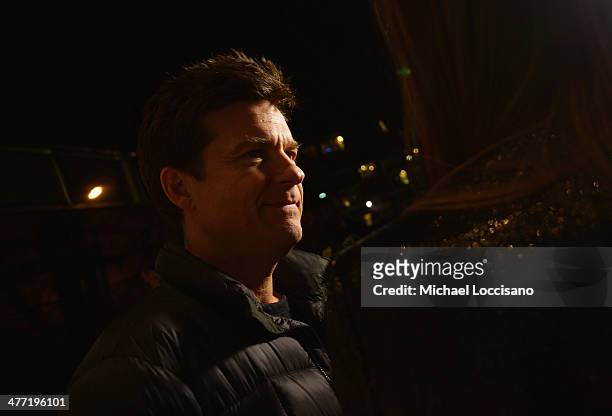 Actor/director Jason Bateman is interviewed during the "Bad Words" Premiere during the 2014 SXSW Music, Film + Interactive Festival at Topfer Theatre...