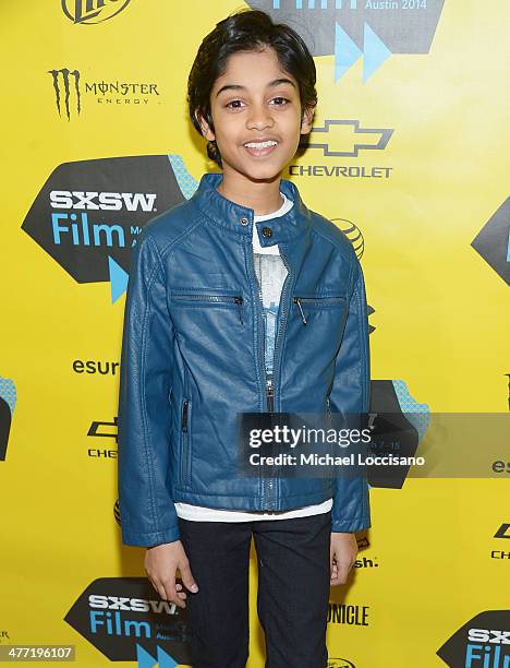 Actor Rohan Chand attends the "Bad Words" Premiere during the 2014 SXSW Music, Film + Interactive Festival at Topfer Theatre at ZACH on March 7, 2014...