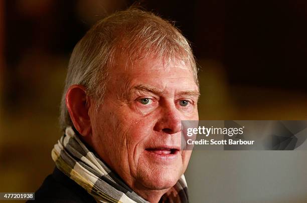 John Farnham looks on at The Age Music Victoria 10th Anniversary Hall of Fame Announcement at Palais Theatre on June 15, 2015 in Melbourne, Australia.