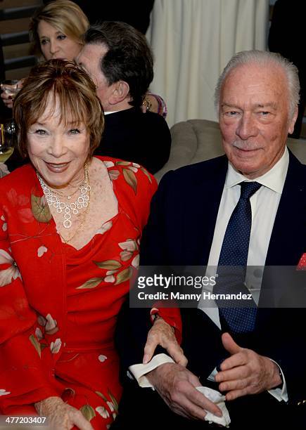 Shirley MacLaine and Christopher Plummer attend private reception for their film "Elsa and Fred" at Gusman Center for the Performing Arts on March 7,...