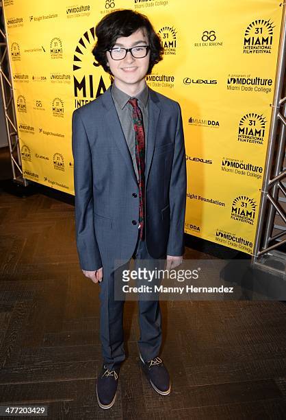 Jared Gilman attend private reception for their film "Elsa and Fred" at Gusman Center for the Performing Arts on March 7, 2014 in Miami, Florida.