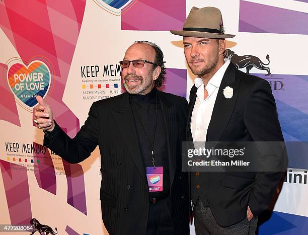 Entertainment manager Bernie Yuman and singer/songwriter Matt Goss attend the 19th annual Keep Memory Alive "Power of Love Gala" benefit for the...