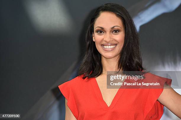 Cynthia Addai Robinson attends a photocall for the "Texas Rising" TV series on June 15, 2015 in Monte-Carlo, Monaco.