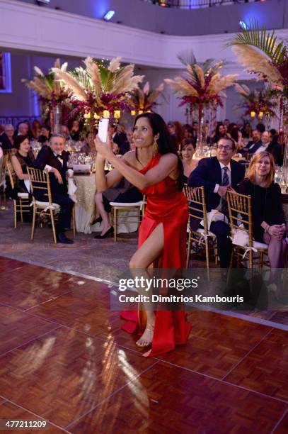 Padma Lakshmi attends the Endometriosis Foundation of America's 6th annual Blossom Ball hosted by Padma Lakshmi and Tamer Seckin, MD at 583 Park...