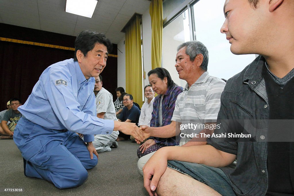 PM Abe Visits Yakushima