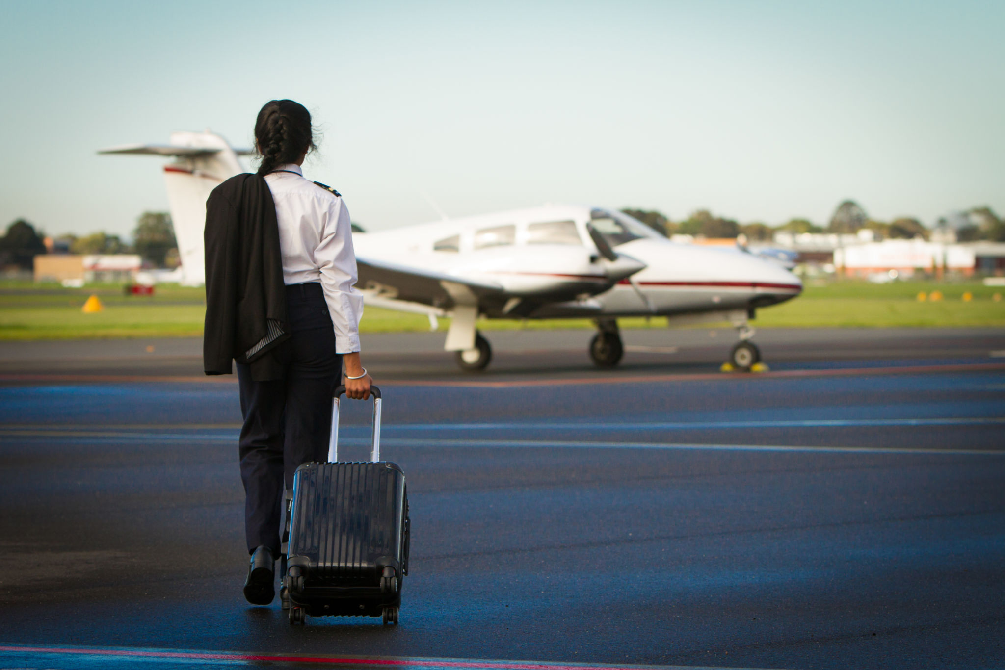 young pilot