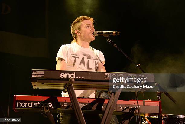 Walk The Moon perform onstage during WBLU Summer Jam at Nikon at Jones Beach Theater on June 13, 2015 in Wantagh, New York.
