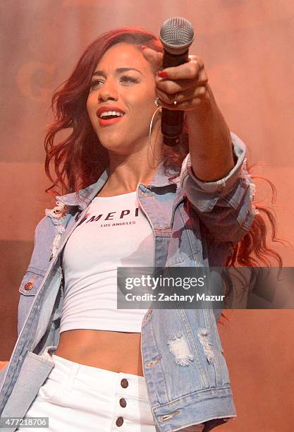 Natalie La Rose performs onstage during WBLI Summer Jam 2015 at Nikon at Jones Beach Theater on June 13, 2015 in Wantagh, New York.