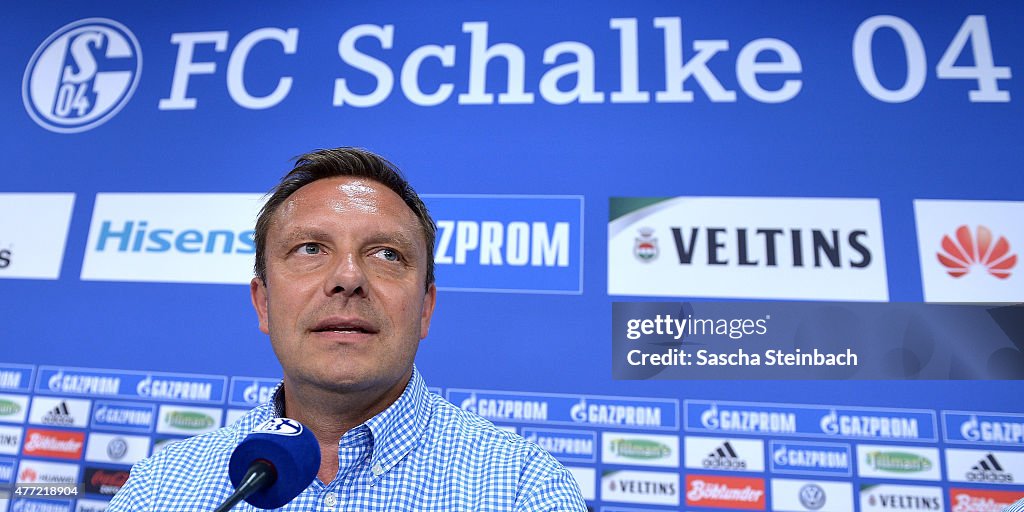 FC Schalke 04 Unveils New Signing Head Coach Andre Breitenreiter