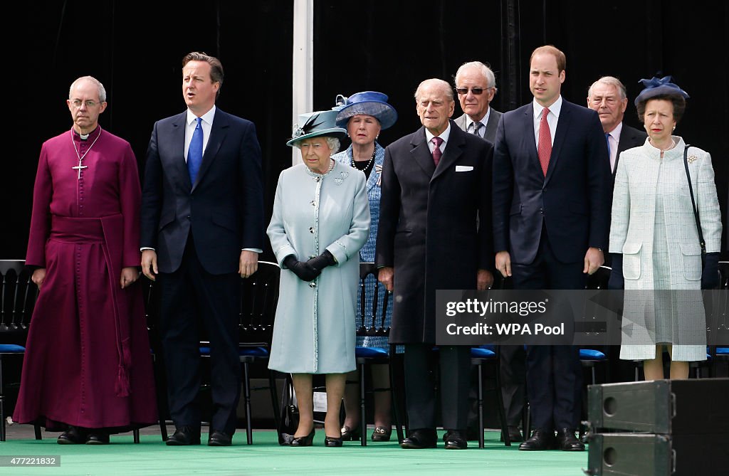 The Queen And Royal Family Mark The 800th Anniversary Of The Magna Carta